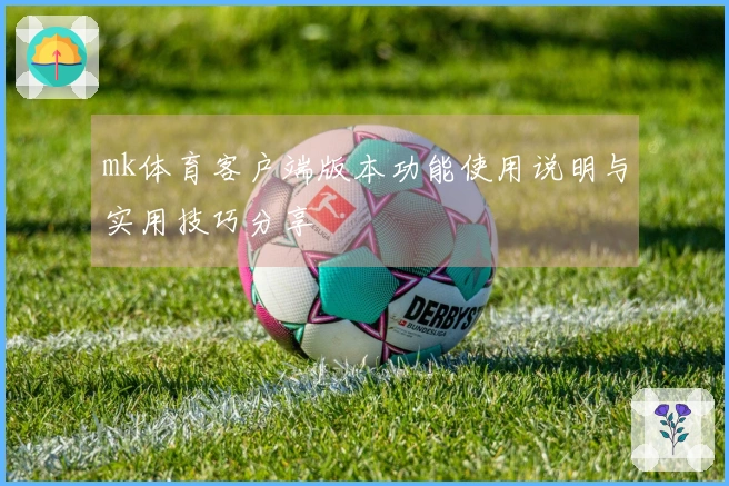 mk体育客户端版本功能使用说明与实用技巧分享